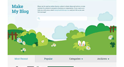 Desktop Screenshot of makemyblog.co.uk